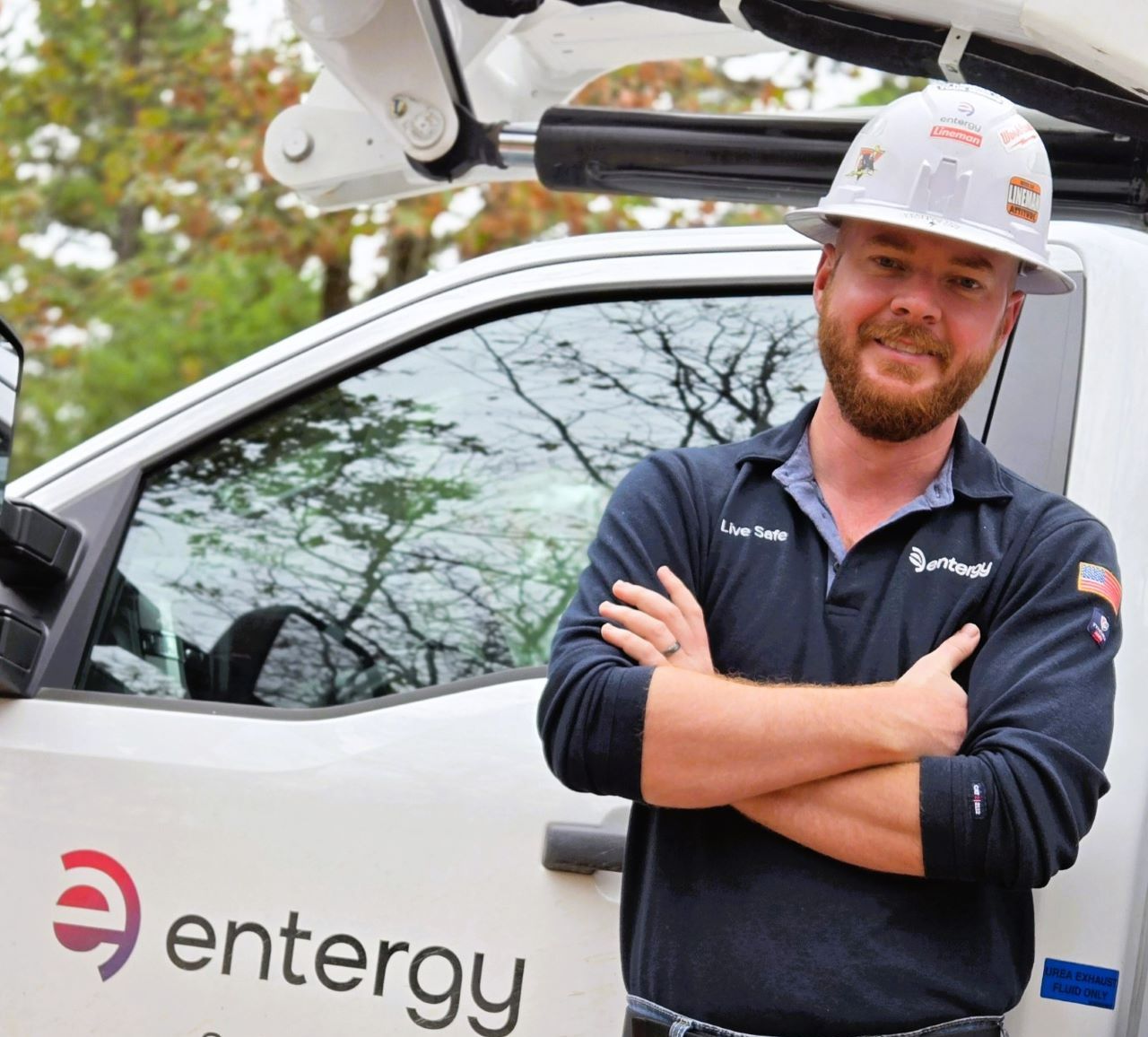 Andy Frugé, journey lineman for Entergy Arkansas